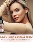 Face Tanning Drops to Add to Lotion,14 Day Long Lasting Effect Face Self Tanner Bronzing Drops, Natural Organic Ingredients, Quick Tan Drops, Self Tanning Drops for Face and Body