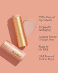 Poppy & Pout All Natural Lip Tint, Cardboard Tube, Hand-Filled, Beeswax, Vitamin E, Coconut Oil, Cruelty Free, All-Natural Shades (Farrah)