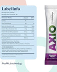 AXIO Regular Energy Drink Powder, Dragonfruit - 30 Drink Mix Packets, Instant Energy Powder, Energy Supplement in a Drink Mix, w/B Vitamins, DMAE, L-Theanine, Quercetin, Green Tea & Pine Bark Extract