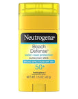 Neutrogena Beach Defense Sunscreen Stick SPF 50, Broad Spectrum Sun Protection for Face & Body, Water-Resistant, Non-Greasy Formula, Travel Size for Beach & Outdoor Use, 1.5 oz (42 g)