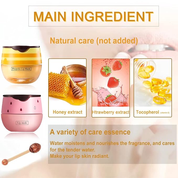 Bee Lip Balm Honey Pot, 4