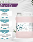 Rose Hydrosol Spray Cleansing Non GMO Facial Toner for Face Body Locs Rose Water Hydrating Face Mist, for Hydration Pure & Natural Hydrosol for All Skin Types - COCOJOJO - Bulk 128 OZ - 1 Gallon