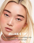 Jillian Dempsey Cheek Tint: Natural Cream Blush, Easy to Blend Makeup with Nourishing, Lasting Color I Petal