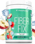 Fiber Supplement Colon Cleanse Prebiotic Powder Detox | Colon Cleanse Detox for Women | Digestive Health Regularity Satiety & Bloating Relief for Women Gut Cleanser & Powder Apple Flavored 60 Servings