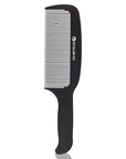 HYOUJIN 901 Black Carbon Flat Top Clipper Comb 230℃ Heat Resistant Hair Cutting Combs Great for Clipper-cuts and Flattops