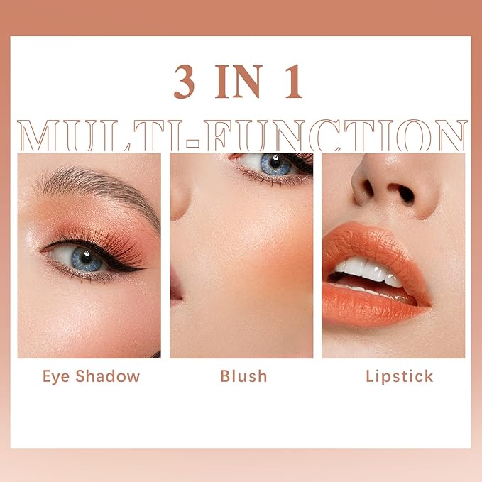 Blush Stick for Cheeks Makeup,Waterproof Cream Blush Face