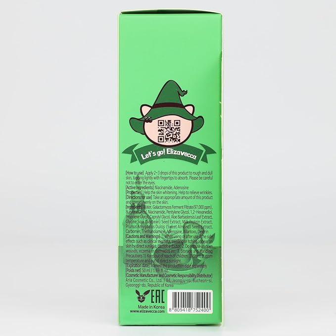 Elizavecca Galactomyces 97% Premium Ample 50Ml - Functionality for Improvement for skin and Wrinkles/water ample before and after/water serum/water essence/water serum before and after