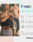 AXIO Regular Energy Drink Powder, Dragonfruit - 30 Drink Mix Packets, Instant Energy Powder, Energy Supplement in a Drink Mix, w/B Vitamins, DMAE, L-Theanine, Quercetin, Green Tea & Pine Bark Extract