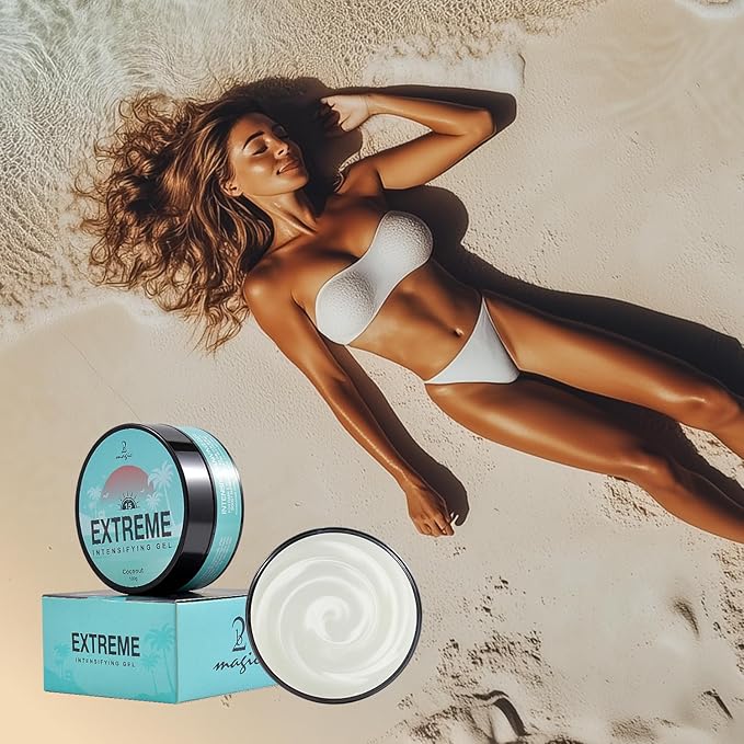 Shine Brown Tanning Gel Tan Accelerator Gel Intensive Tanning Oil for Outdoor Sun & Tanning Beds (Cocount)