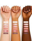 6 Colors Mini Naked Eyeshadow Makeup Palette Blush-colored Neutral Tone Eye Shadow Matte & Shimmer Nude Make Up Pallet with Mirror Blendable Highly Pigmented Travel Size Gift Kit 03