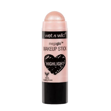 wet n wild MegaGlo Makeup Stick, Buildable Color, Versatile Use, Cruelty-Free & Vegan - When the Nude Strikes