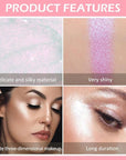 evpct Light Liquid Face Highlighter Makeup Waterproof Long Cheek Eyes