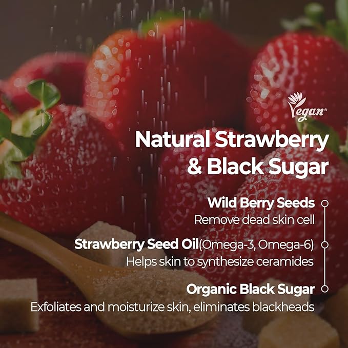 Strawberry Sugar Food Mask, 4.23 oz (120 g), Skinfood