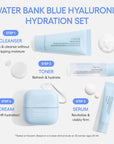 LANEIGE Water Bank Hydration Set : Water Bank Blue Hyaluronic Cream Moisturizer: Hydrating Korean Face Cream with Squalane & Ceramide for Skin Barrier Support, Dermatologist-Tested