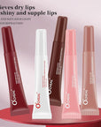 5 Pcs Hydrating Lip Gloss Lip Jam Set, High Shine Glass Finish Nude Colors Moisturizing Glitter Plumping Lip Gloss Shiny Jelly Liquid Lipstick for Girls and Women