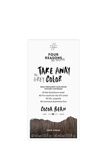 Four Reasons Takeaway Root Touch Up Hair Dye – Cocoa Bean 5.0 – Demi-Permanent Color - Gray Coverage Root Hair Dye for Women –Vegan & Fragrance Free