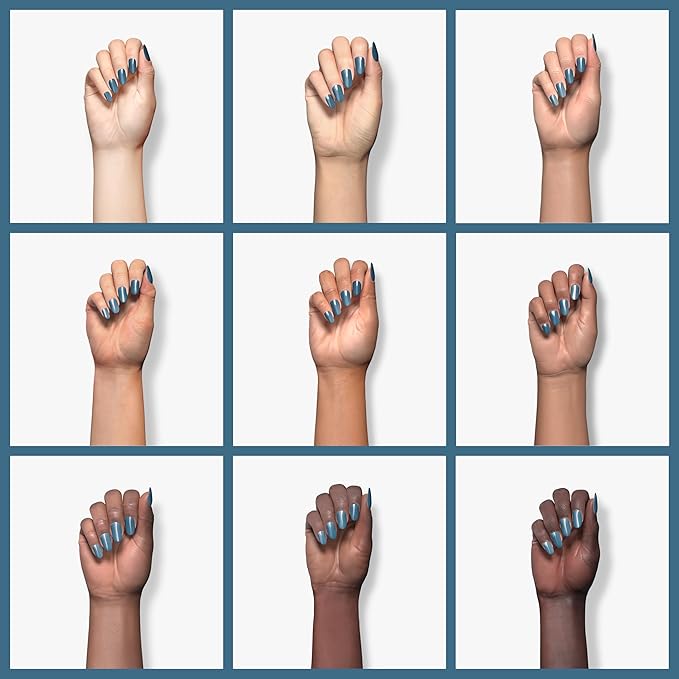 essie gel couture, Long-Lasting Nail Polish, 8-free Vegan, Fashion Freedom, Blue, Cut Loose, 0.46 fl oz