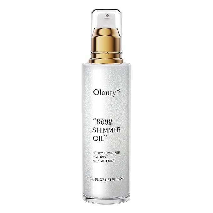 Shimmer Body Oil, Highlighter Makeup Smooth Glitter Glow