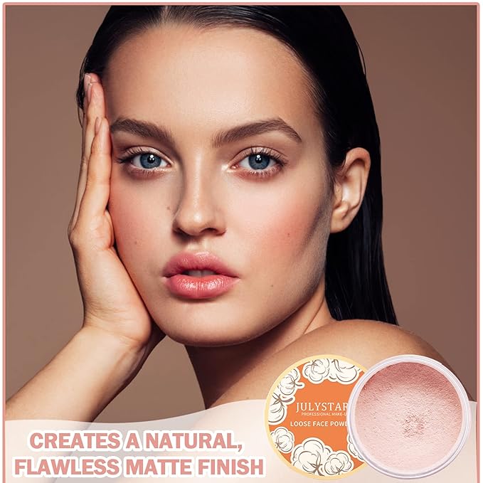 Pink Setting Powder Loose Face Powder Matte Soft