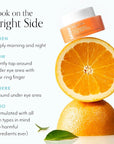 Bliss Bright Idea Vitamin C Eye Cream - Brighten & Hydrate Anti-Aging Treatment, Reduces Fine Lines, Boosts Collagen & Firms, 3-O-Ethyl Ascorbic Acid, Tri-Peptide & Licorice Root, 0.5fl oz