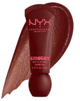 NYX PROFESSIONAL MAKEUP Smushy Matte Lip Balm, Tinted Lip Moisturizer with Soft, Matte Finish - Smudge Fudge (Chocolate Brown)