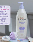 Jergens Baby Calming Lotion, Baby Calming Lotion, Lavender Baby Lotion, Baby Moisturizer with Shea Butter and Lavender Oil, 16.8 Fl Oz