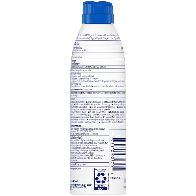 Coppertone SPORT Mineral SPF 50 Sunscreen Spray | Zinc Oxide Sunscreen | Water Resistant | 5oz