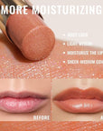 Oulac Moisturizing Shine Lipstick For Women Christmas Set 2PCS, 2 in 1 Tinted Lip Balm for Winter, Hydrated Juicy and Glossy Lip Color for Dry, Cracked and Chapped Lips, Vegan [S03+S05]