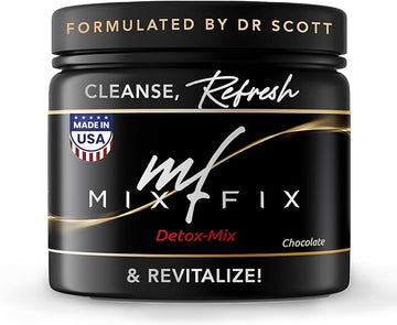 Detox Powder, Full Spectrum Detox Cleanse Mix, Detox for Natural Cleansing and Vitality, Liver Cleanse Detox, Detox Cleanse for Weight Loss, Natural Detox Powder, Vegan Detox Supplement (Chocolate)