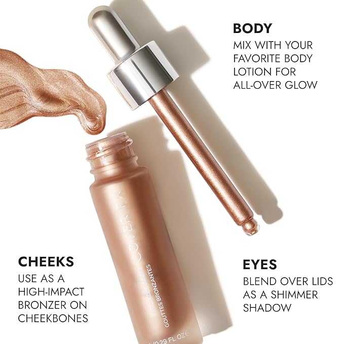 COVER FX Custom Bronzer Drops - Sunkissed: Neutral 1 Fl Oz