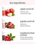 NOONI Korean Lip Oil Gift Set - Apple Seed Lip Oil Trio | Korean Lip Stain Long Lasting Hydration, Moisturizing, Glowing Korean Lip, Plumping, Gift for holiday, Christmas, 0.12 Fl. Oz. x 3ea