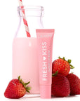 ColourPop Fresh Kiss Glossy Lip Balm - Hydrating Lip Care Enriched with Peptides, Hyaluronic Acid, Shea Butter & Vitamin E for an Ultra-Cushiony Formula - Strawberry Milk (2 Count)