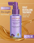 Pantene Gold Series New Lengths Scalp Revitalizing Treatment, 4.2 Fl Oz Scalp Treatment Infused with Green Tea, Moisturizes, Strengthens and Protects from the Root for Visibly Longer Hair (Pack of 2)