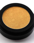 Shiny Gold Champagne Golden Glow Shimmering Shimmer Pressed Powder Single Vegan Eyeshadow; Talc, Paraben & Cruelty Free