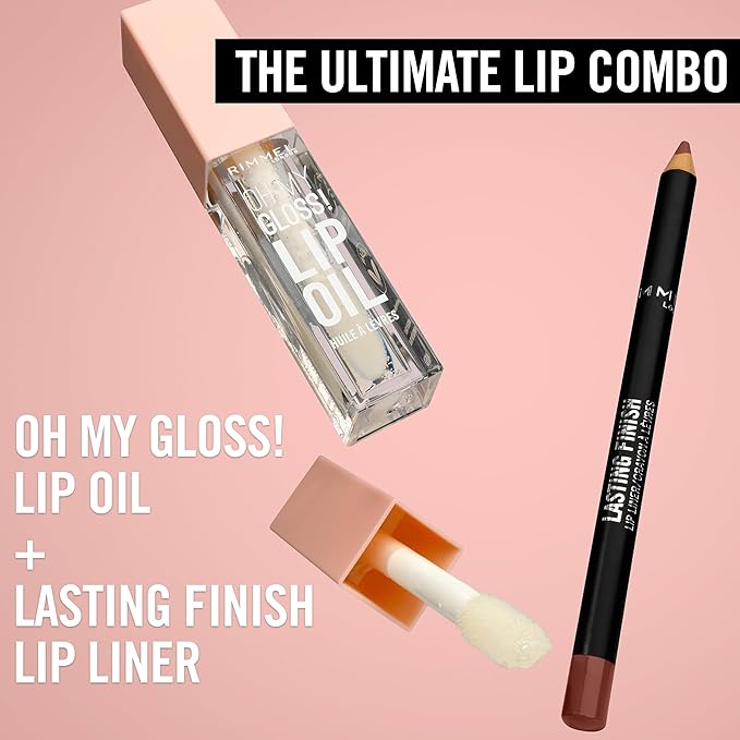 Rimmel Lasting Finish 8HR Soft Lip Liner Pencil - Vibrant, Blendable Formula to Lock Lipstick in Place for 8 Hours - 880 Wine, .04oz