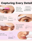 Women's Eyebrow Trimmer & Facial Hair Remover, 2 in 1, Double Rotating Blades, Safe, Painless, Hypoallergenic, Rechargeable, USB Charging