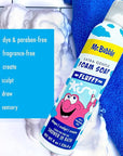 Mr. Bubble Extra Gentle Foam Soap - Fragrance Free Kids Hand and Body Wash 8OZ, Pack of 6