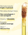 Kosas Revealer Concealer - Medium Coverage Makeup with 06 O)