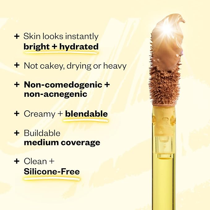 Kosas Revealer Concealer - Medium Coverage Makeup with 5.5 O)