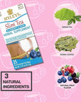 Hyleys Slim Tea Blueberry Flavor - Weight Loss Herbal Supplement Cleanse and Detox - 25 Tea Bags (12 Pack)