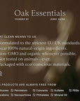 Oak Essentials Nourishing Cleansing Milk | Gentle Makeup Remover Face Wash with Oat Amino Acids, Rice Bran & Rosemary Extract, 5 Oz