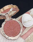 Flower Knows Little Angel Cream Blush,Buildable & Blendable Makeup Blush for cheeks,Soft & Long-lasting,Brick Red Flush for All Skin Tones(01 Flaming Heart,6g)