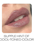 MOB Beauty Hydrating Shine Lip Balm M155 Smoky Amethyst– Tinted Lip Balm Stick with Jojoba & Sunflower Oils, Clean Vegan Organic Lip Care for Nourished, Glossy Lips