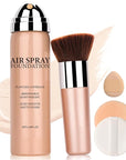 Airbrush Foundation Makeup Spray Full Coverage Foundation for Mature Skin,Long-lasting Airbrush Flawless Setting Spray,Waterproof Foundation for Smooth Radiant Skin (04 Porcelain Color)