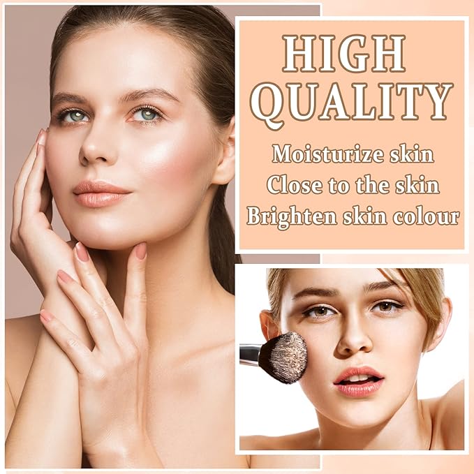 AWCCXMYM Flawless AirBrush Foundation High Coverage Foundation Smooth Creamy Matte Spray Foundation Makeup Kit For Mature Skin With Natural Nude Finish #Natural/Warm Porcelain