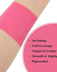 BADCOLOR Pink Face Body Paint Stick, Cream Blendable Full Coverage Eye Black Facepaints for Adult Children, Professional Hypoallergenic Face Painting Kit for Halloween Special Effects Cosplay Party