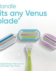 Venus Extra Smooth Women's Razor Handle + 4 Blade Refills
