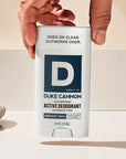 Duke Cannon Midnight Swim Aluminum-Free Deodorant for Men - Air Defense, Sandalwood + Lavender Scent, 3 oz – Long-Lasting, Clear Glide, Skin-Soothing Formula