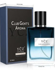 Ycz CLUB GENT'S AROMA, 1.7oz(50ml), Man Perfume, Nightclub Essential Fragrance, Long Lasting Cologne for Men with Aromatic Woody Notes of Aldehyde, Ginger, Mint, and Lemon