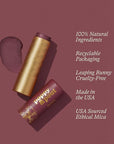 Poppy & Pout All Natural Lip Tint, Cardboard Tube, Hand-Filled, Beeswax, Vitamin E, Coconut Oil, Cruelty Free, All-Natural Shades (Donna)